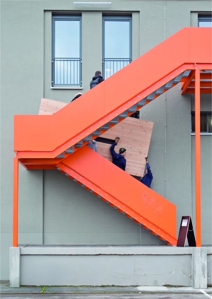 Architektonisches Detail als Teil eines MORGEN Raumkonzepts mit Manufaktur, Innenarchitektur und Interior Design.